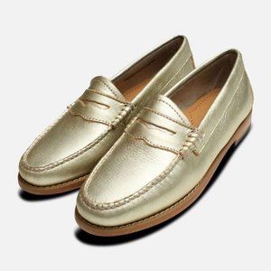 NWT Gold Bass Weejuns - Size 8